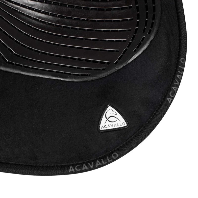 Acavallo Gel and Memory Foam Half Pad Black - Size 3 -2