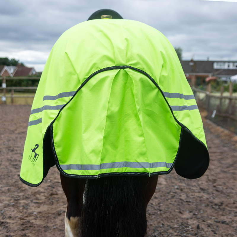 Gallop Trojan Retro Reflective Mesh Exercise Sheet - Yellow-2