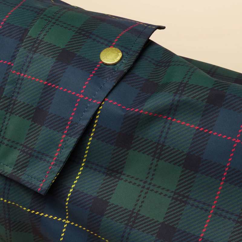 Joules Blackwatch Check Packaway Dog Jacket-3