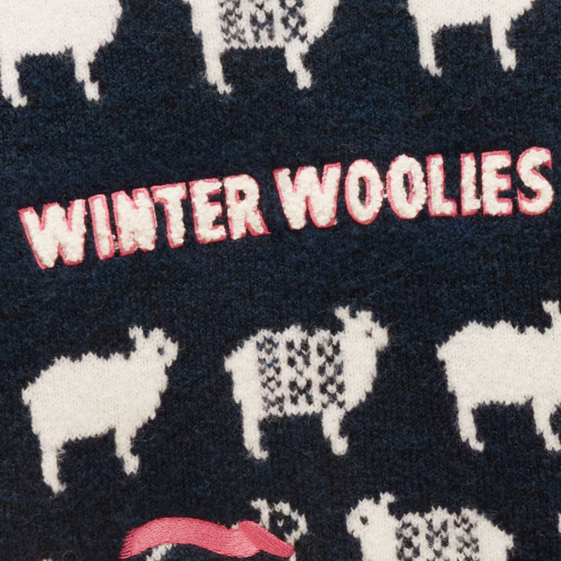 Joules Girls' Crew Jumper - Navy-2