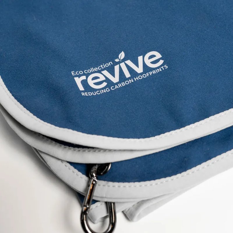 Horseware Dry Rug Revive Towel - Navy/Silver-6