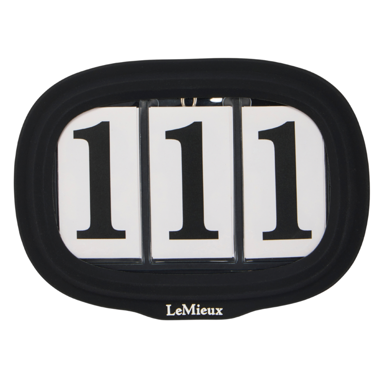 LeMieux Competition Bridle Number Holder - Black