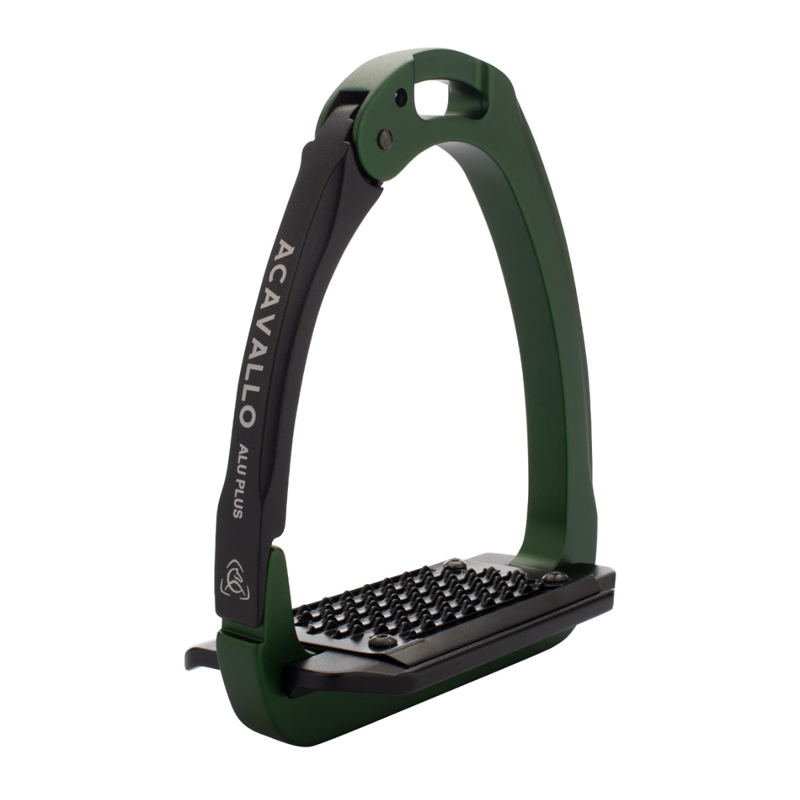Acavallo Arena AluPlus 2.0 Stirrups - Hunter Green-2