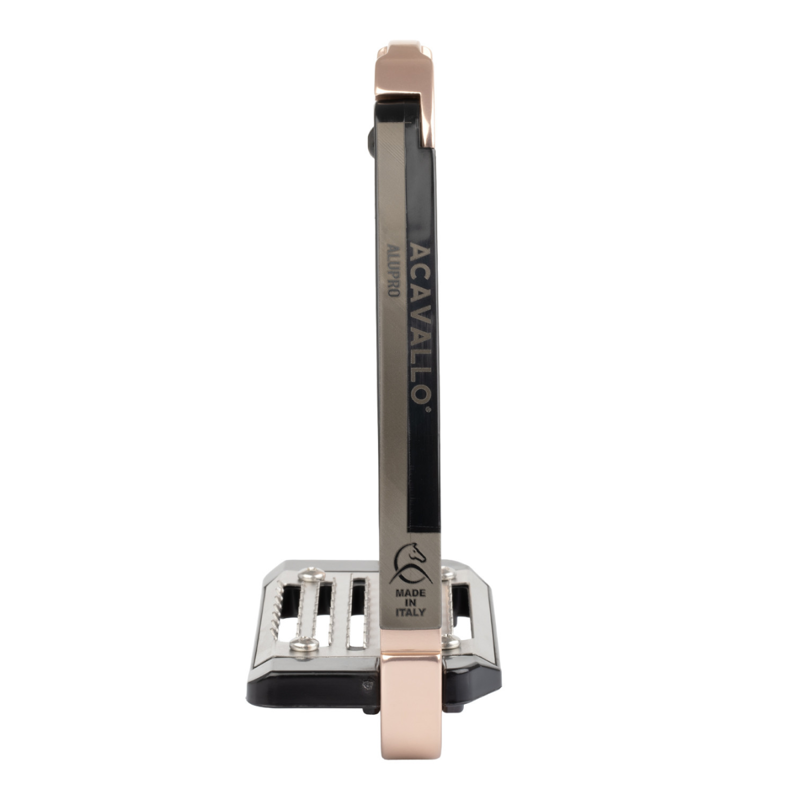 Acavallo Arena Alupro stirrups - Titanium Rose-2
