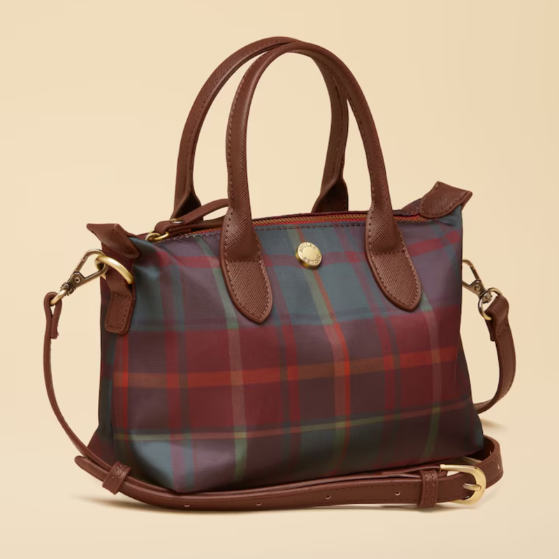 Joules Edie Crossbody Bag - Red Check-1