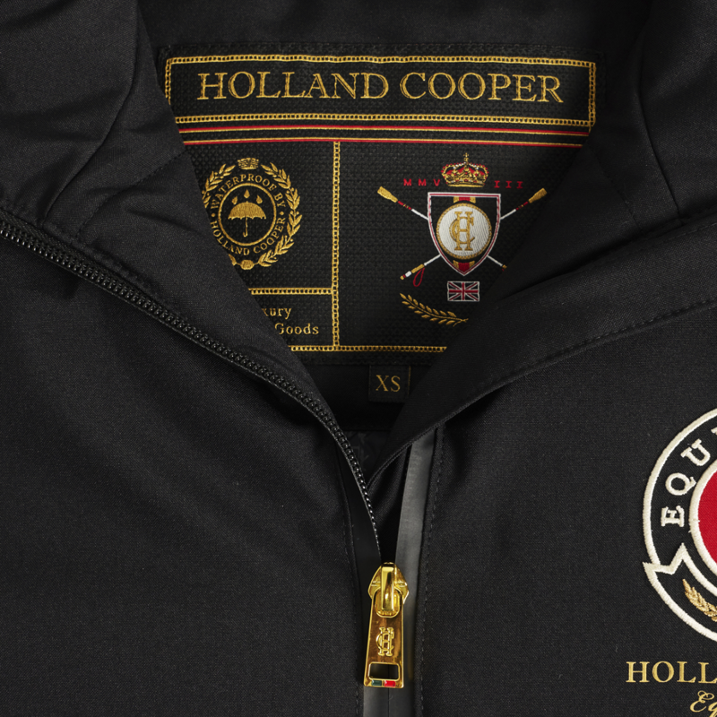 Holland Cooper Chiltern Team Waterproof Jacket - Black-3