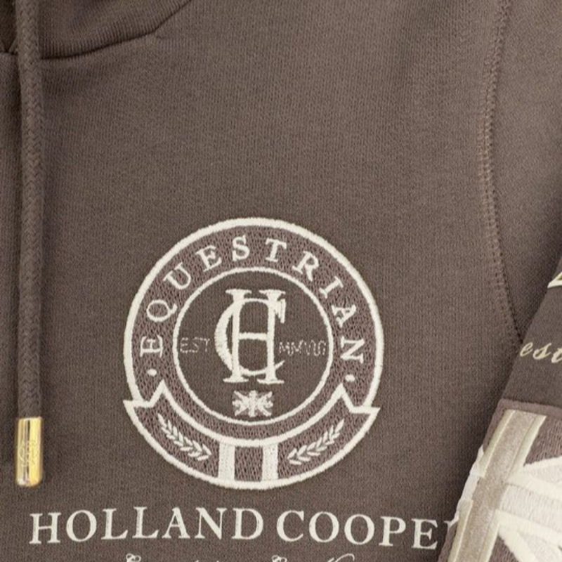 Holland Cooper Team Hoodie - Chestnut-2