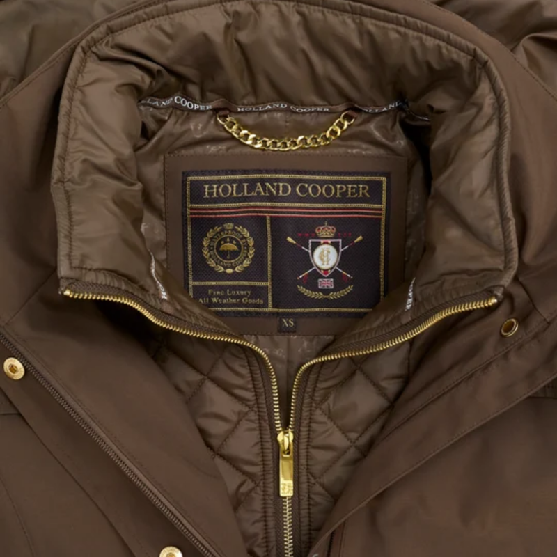 Holland Cooper Folgate Rain Coat - Chestnut-4