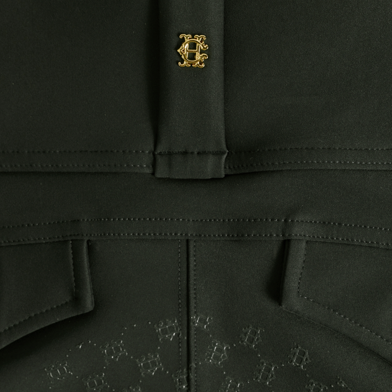 Holland Cooper Cranborne Contour Breeches - Dark Olive-4
