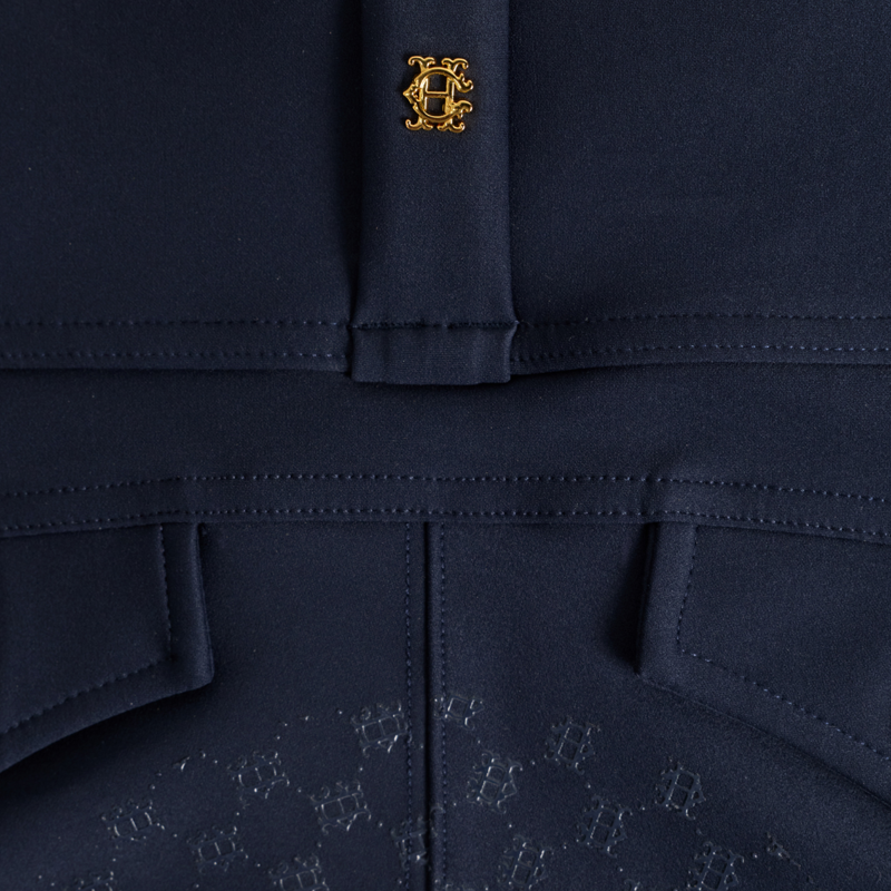 Holland Cooper Cranborne Contour Breeches - Ink Navy-2