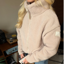 Gym + Coffee Women's Industry Fleece High Collar Jacket - Natural