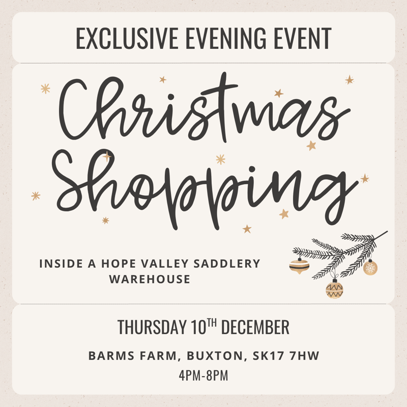 Exclusive Christmas Shopping Event Ticket - 10th December