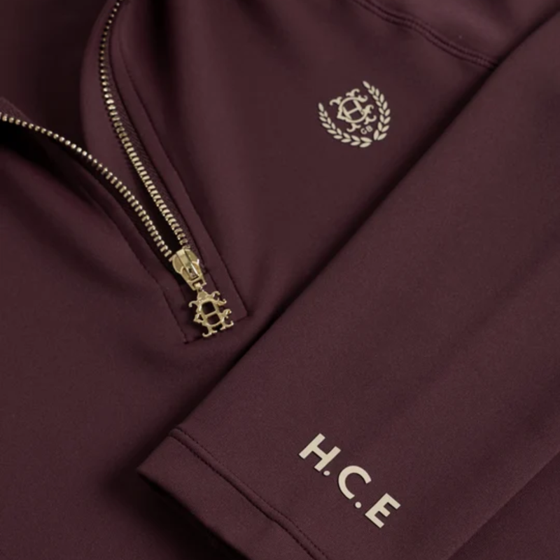 Holland Cooper Cranborne Long Sleeve Base Layer - Mulberry-3