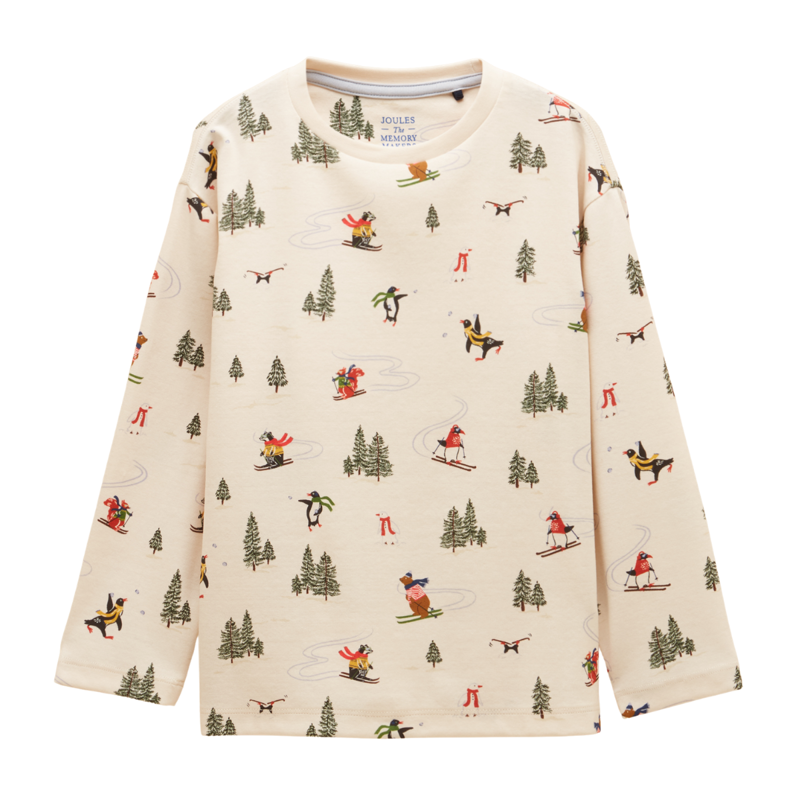 Joules Boys' Kipwell Pyjamas - Cream-1