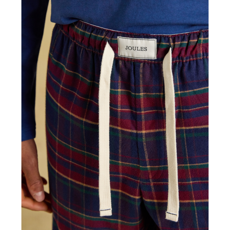 Joules Men's Flannel Pyjama Bottoms - Burgundy Red-6