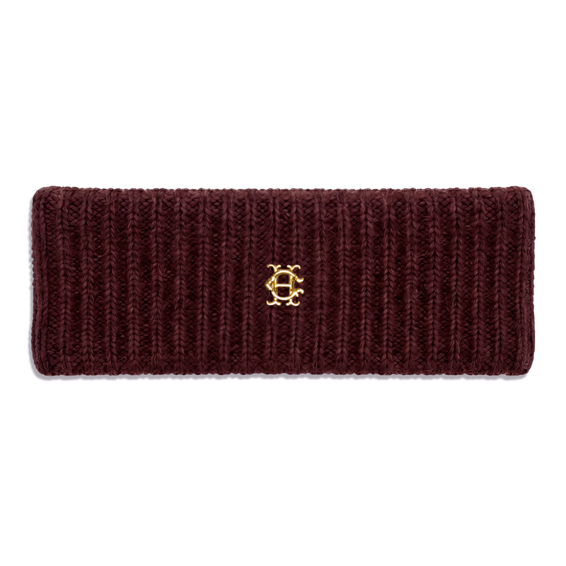Holland Cooper Knitted Headband - Merlot-1
