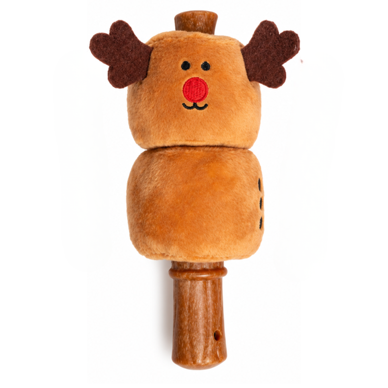 Hem and Boo Christmas Nylon Stick Character Dog Toy - Assorted-2