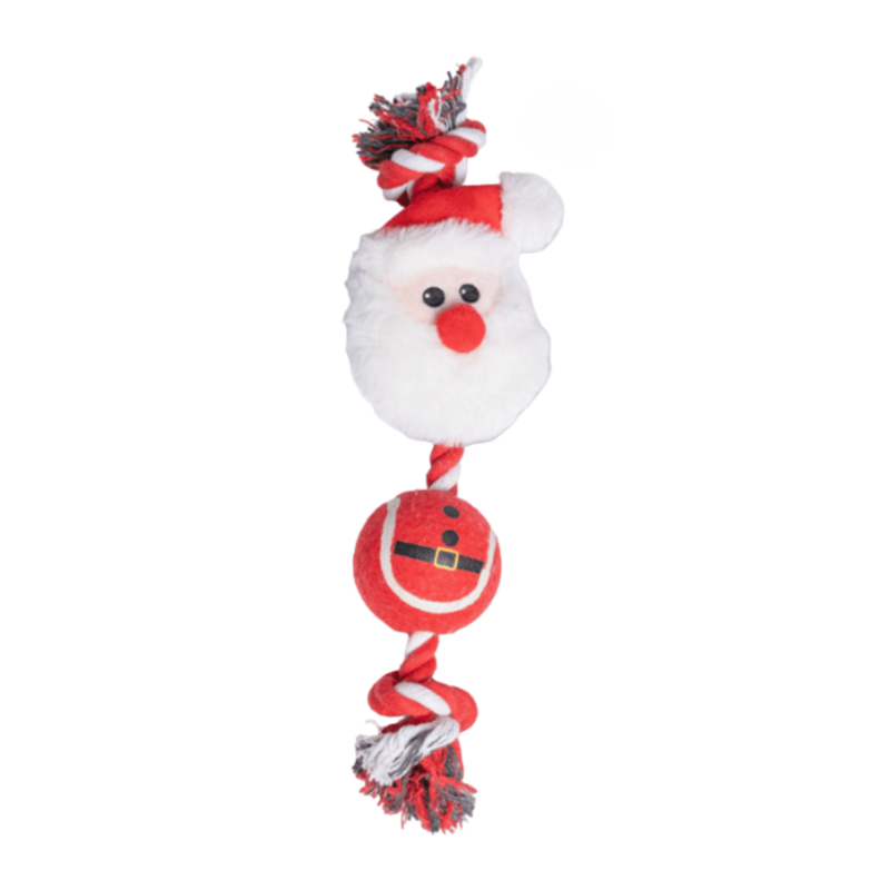 Hem and Boo Christmas Tennis Ball Rope Characters-3