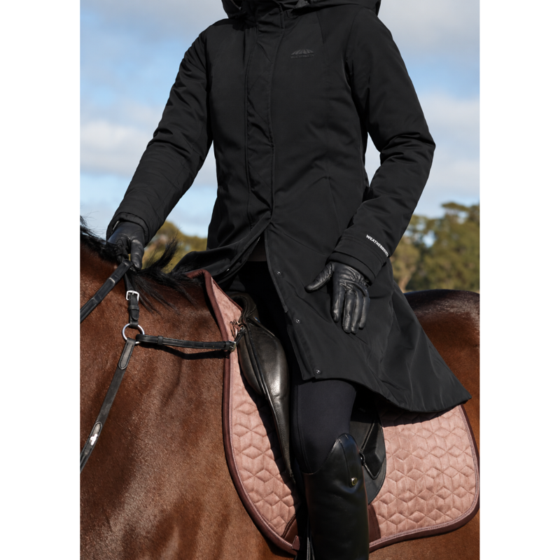 WeatherBeeta All Purpose Waterproof Insulated Longline Riding Jacket - Black-4