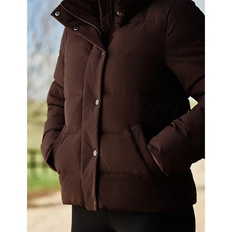 WeatherBeeta Insulated High Neck Jacket - Espresso-2