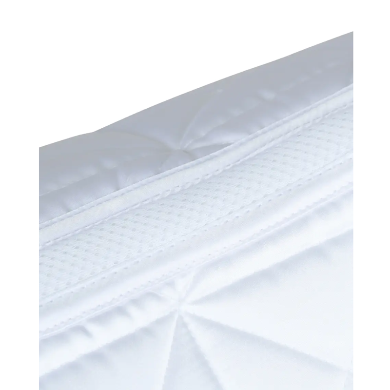 WeatherBeeta Satin Pro Air-Tec Dressage Saddlepad - White-2