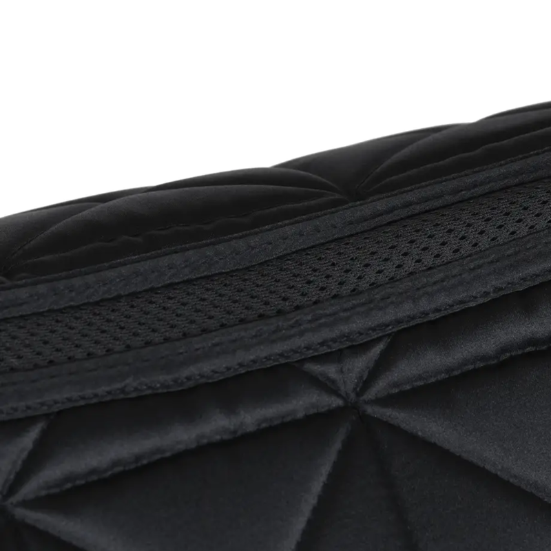 WeatherBeeta Satin Pro Air-Tec Euro Jump Saddlepad - Black-2