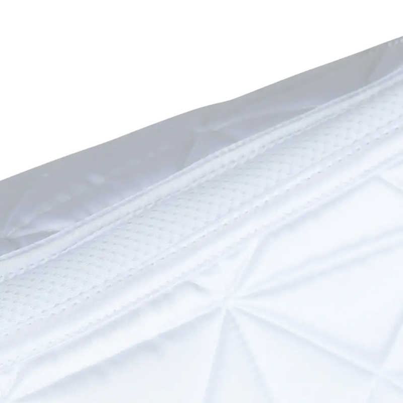 WeatherBeeta Satin Pro Air-Tec Euro Jump Saddlepad - White	-2