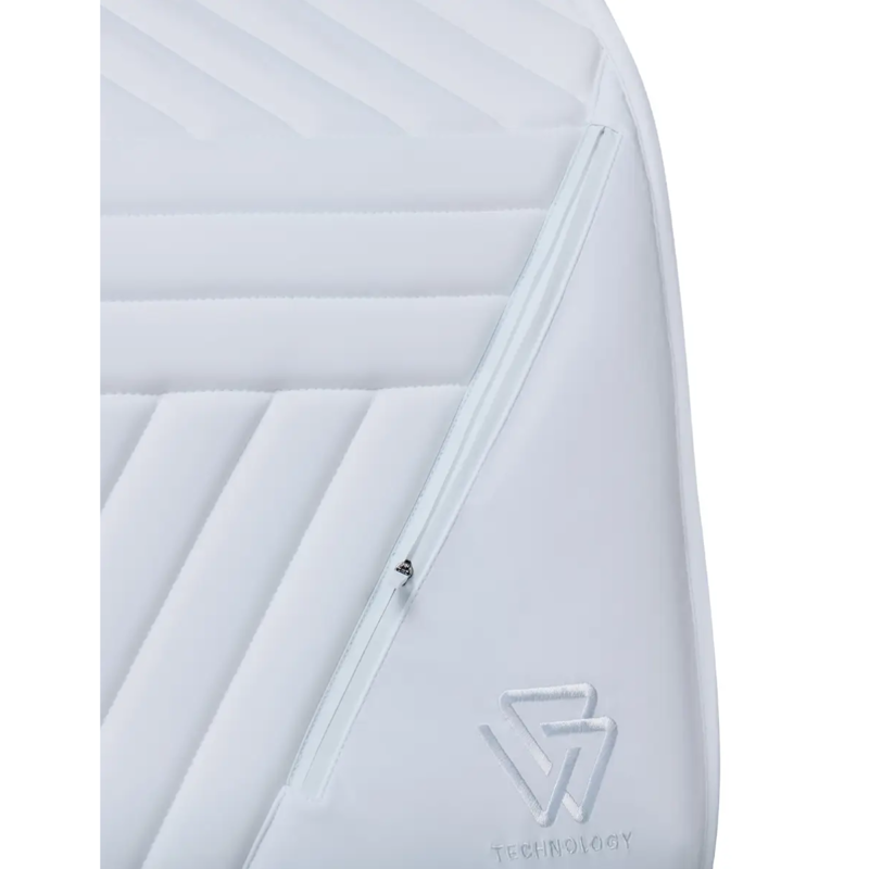 WeatherBeeta Softshell Pro Grip Dressage Saddlepad - White-3