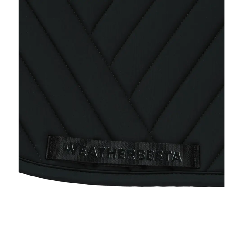 WeatherBeeta Softshell Pro Grip Dressage Saddlepad - Black-3