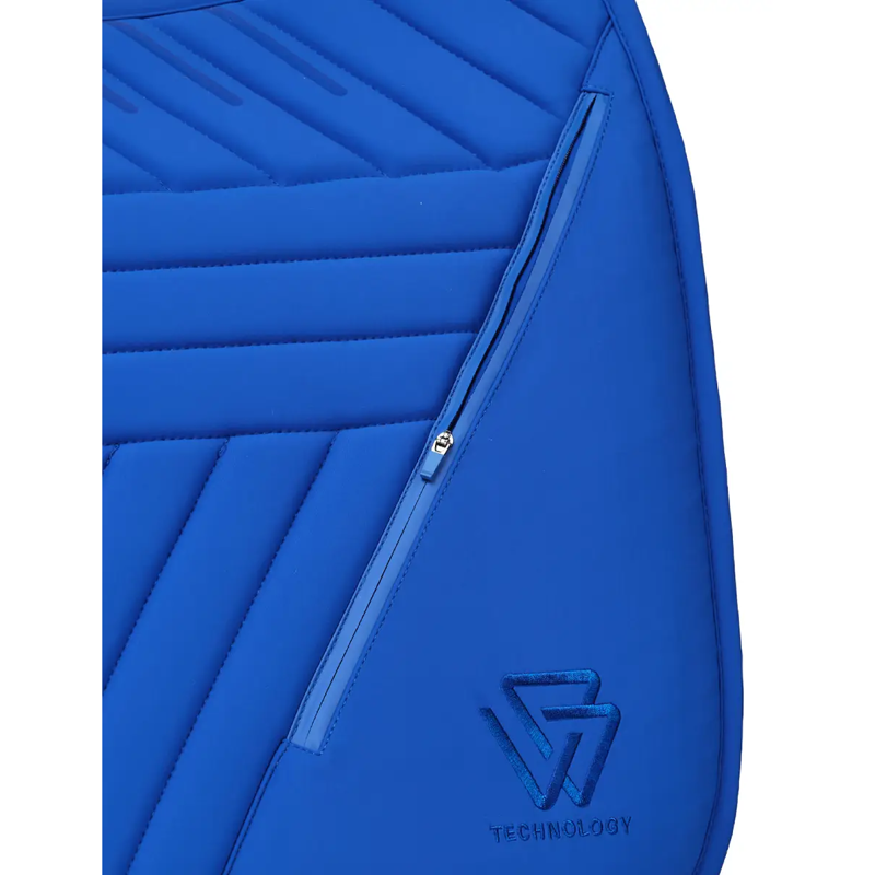 WeatherBeeta Softshell Pro Grip Dressage Saddlepad - Cobalt-3