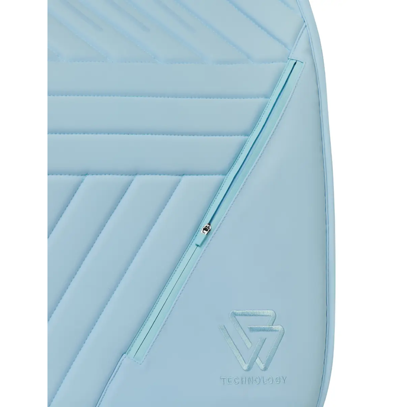 WeatherBeeta Softshell Pro Grip Euro Jump Saddlepad - Mist Blue	-4