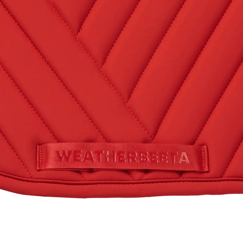 WeatherBeeta Softshell Pro Grip Euro Jump Saddlepad - Red-3