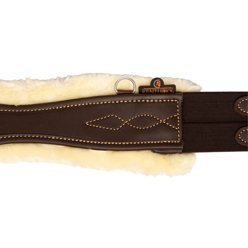 Kentucky Sheepskin Anatomic Girth - Brown-3