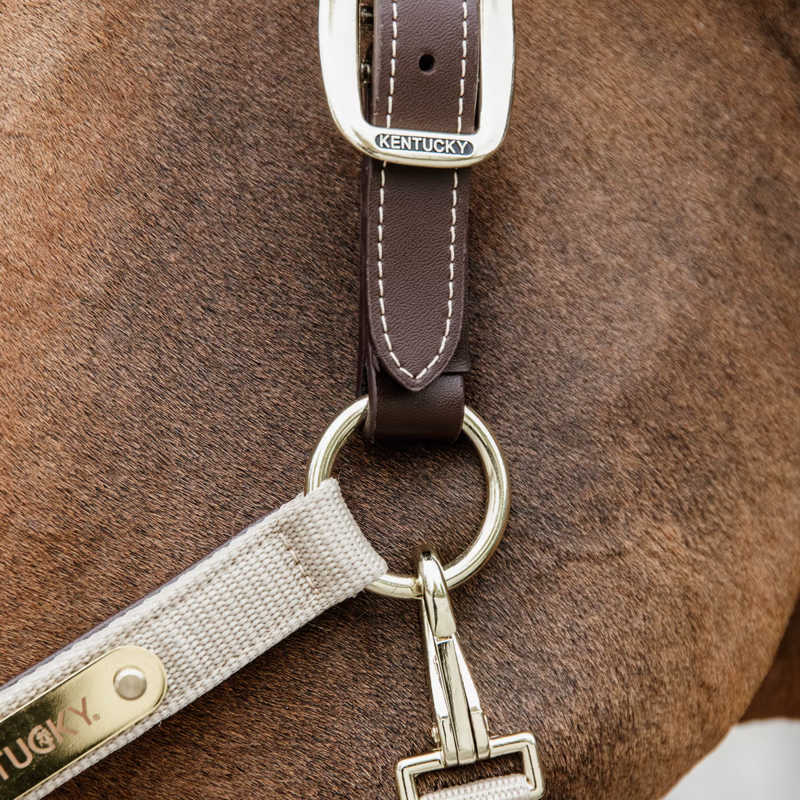Kentucky Nylon Anatomic Halter - Beige-3