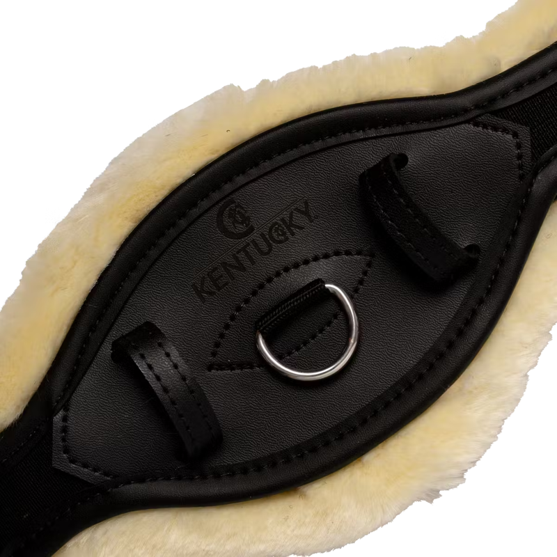 Kentucky Sheepskin Anatomic Short Girth - Black-2