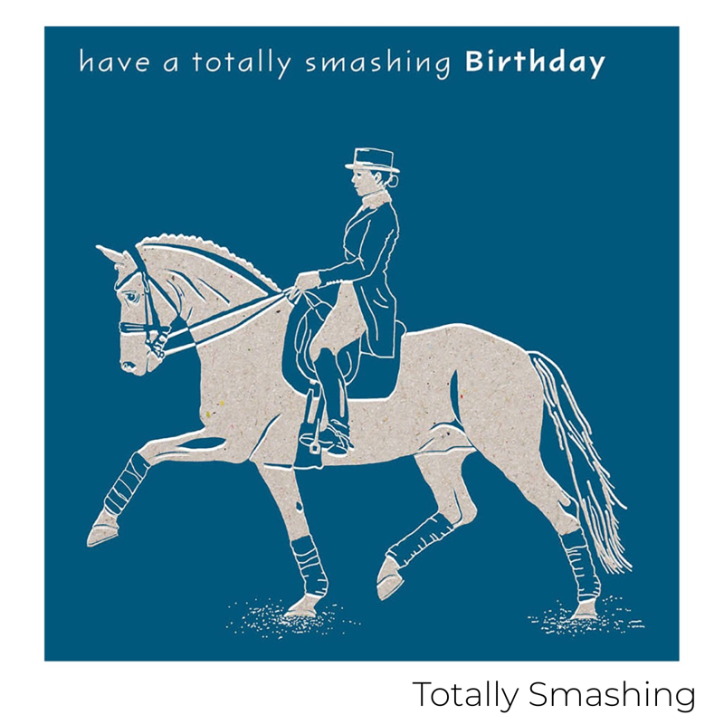 Deckled Edge Colour Block Pony Card-3