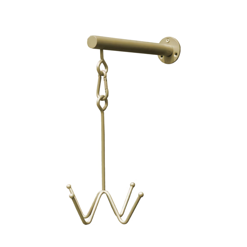 Grooming Deluxe Bridle Hook 4 Prong with Wall Attachment-2
