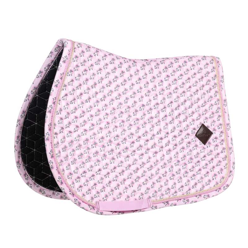 Kentucky Sammy Collection Jumping Saddlepad - Old Rose-2