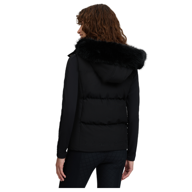 LeMieux Margot Hooded Gilet - Black-1