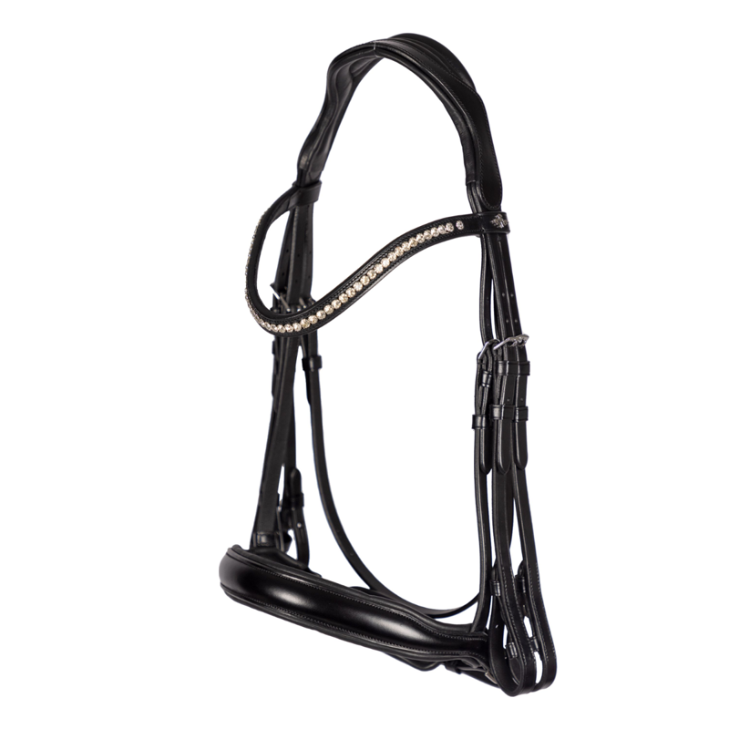 HV Polo Legacy Deluxe Weymouth Bridle - Black-2