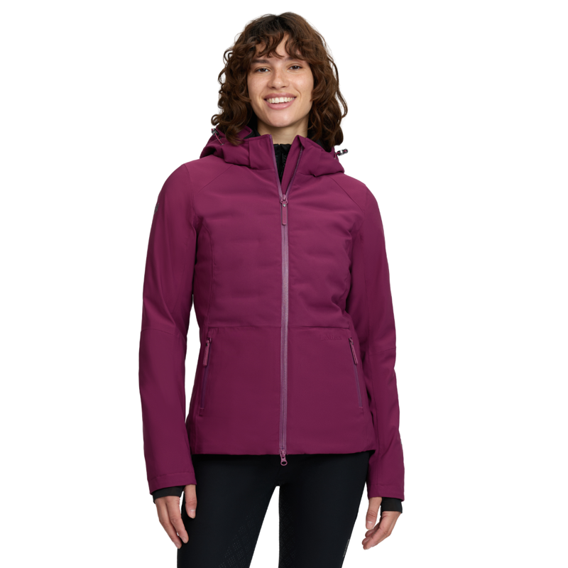 LeMieux Brooke 3 in 1 Waterproof Hybrid Jacket - Blackberry-2