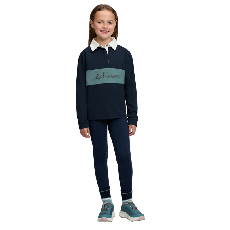 LeMieux Mini Roman Rugby Shirt - Navy-2
