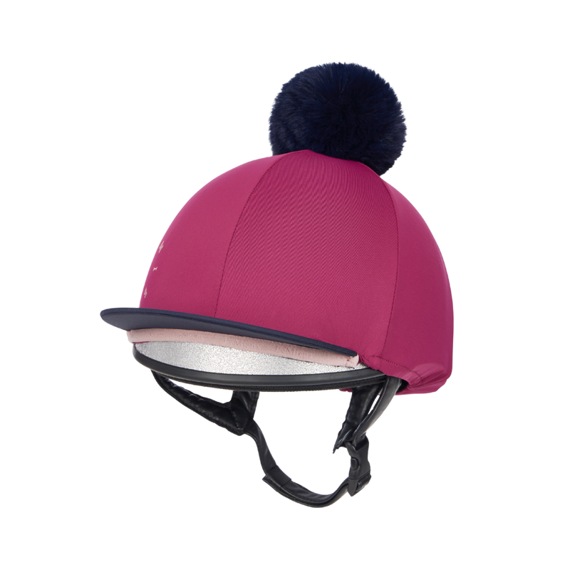 LeMieux Classique Pom Hat Silk - Blackberry-2