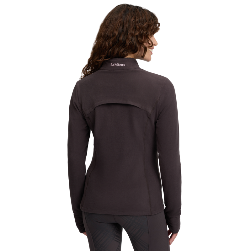 LeMieux Frances Quarter Zip Fleece - Cocoa-2