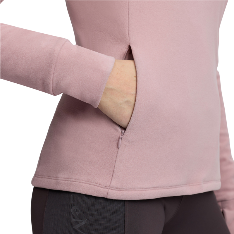 LeMieux Frances Quarter Zip Fleece - Wild Rose-5