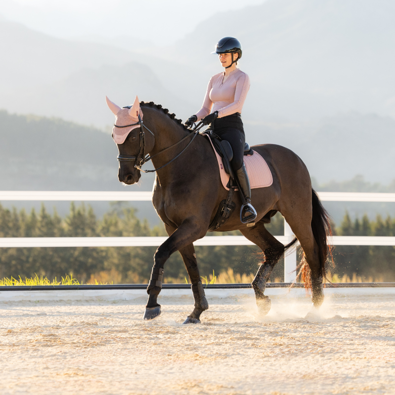 LeMieux Essence Dressage Square - Wild Rose-9