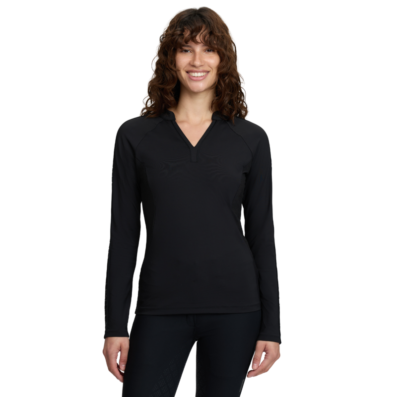 LeMieux Lisa Long Sleeve Base Layer - Black-2
