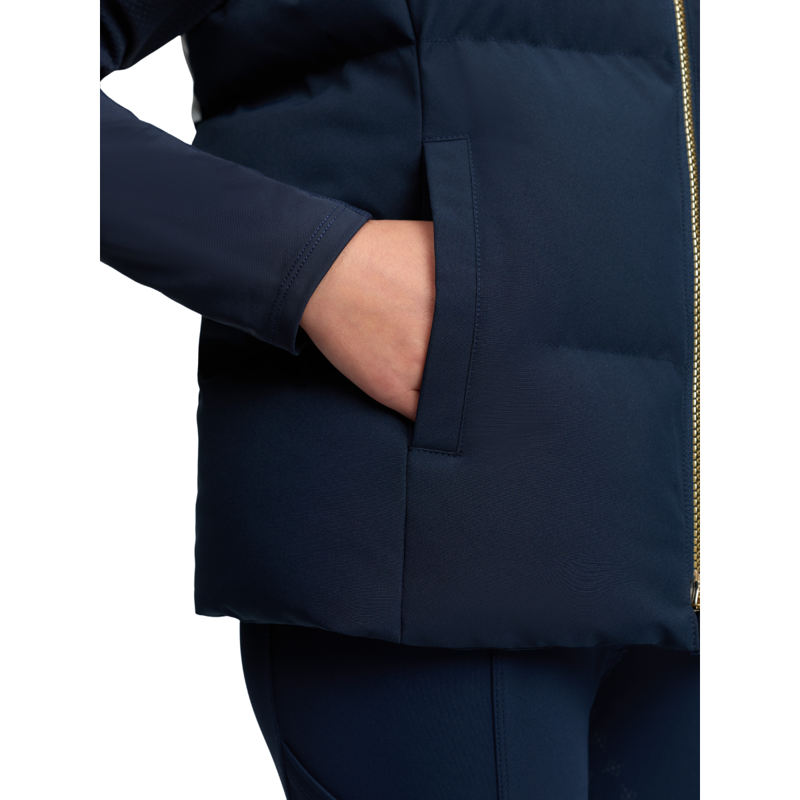 LeMieux Young Rider Joey Hooded Gilet - Navy-2