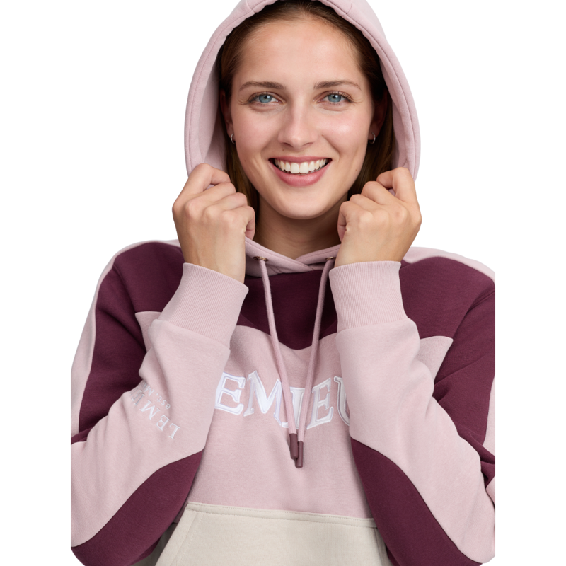 LeMieux Kadie Colour Block Hoodie - Wild Rose-3