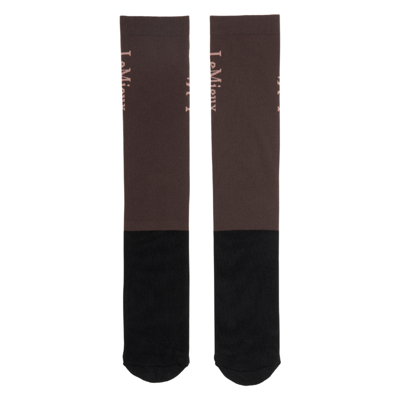 LeMieux Competition Socks 2 Pack - Cocoa-2